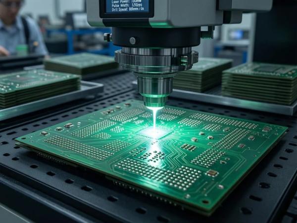 载板绿光皮秒钻孔 (6)