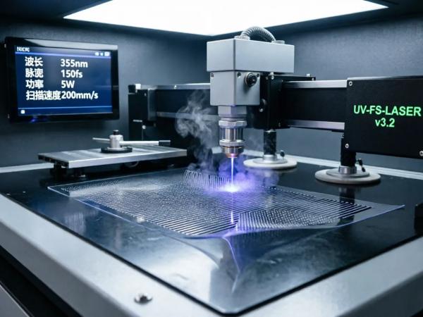 薄膜材料紫外飞秒激光切割 (8)