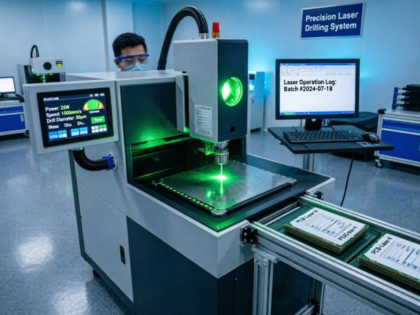 线路板绿光皮秒激光钻孔 (8)
